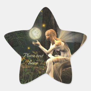 Fairy light ball fairy star stickers