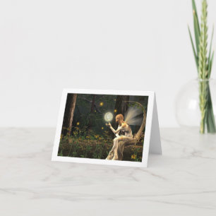 fairy light Ball Note Cards