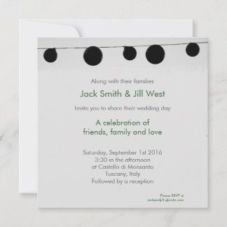 Fairy Lights 5.25x5.25 Invitation