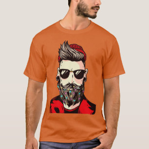 Fairy Lights Beard for Beard Growth Lover 4 T-Shirt