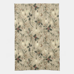 Fairy Lights, Forest Bright Tea Towel