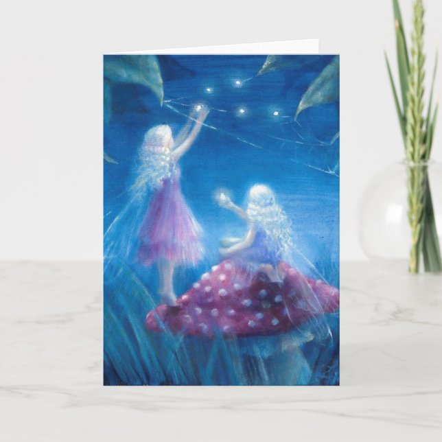 Fairy Lights Holiday Card (Front)