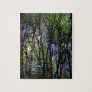 Fairy Lights Surreal Forest Jigsaw Puzzle