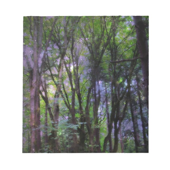 Fairy Lights Surreal Forest Notepad (Front)
