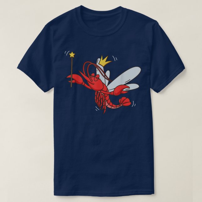 Fairy Lobster Wildlife Mystical Animal Lobster Fai T-Shirt (Design Front)