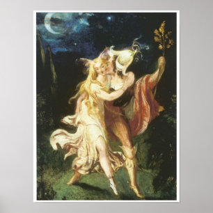 Fairy Lovers, c. 1840 Poster