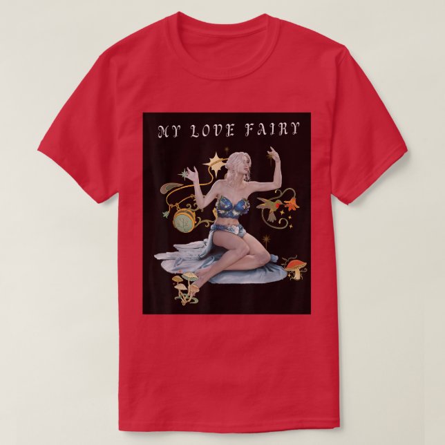 Fairy lovers design, fairies, mermaids, fairy dust T-Shirt (Design Front)