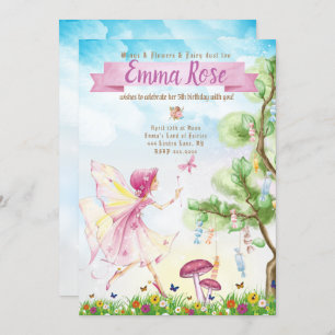 Fairy Magic Birthday party Invitation