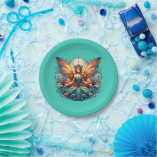 Fairy Magic, Magical Fantasy Vibe Paper Plate