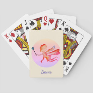 Fairy Magic Personalized Playing Cards