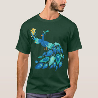 Fairy Magical Peacock Funny Cute Birds Animal Love T-Shirt