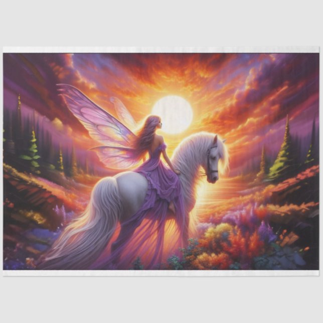Fairy Meadow Sunset Tissue Paper (Front)
