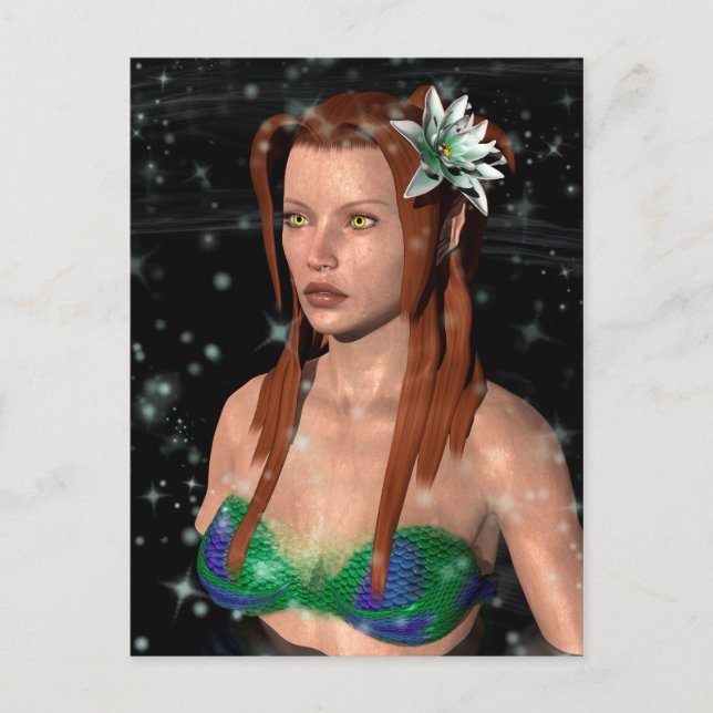 Fairy Mermaid Postcard (Front)