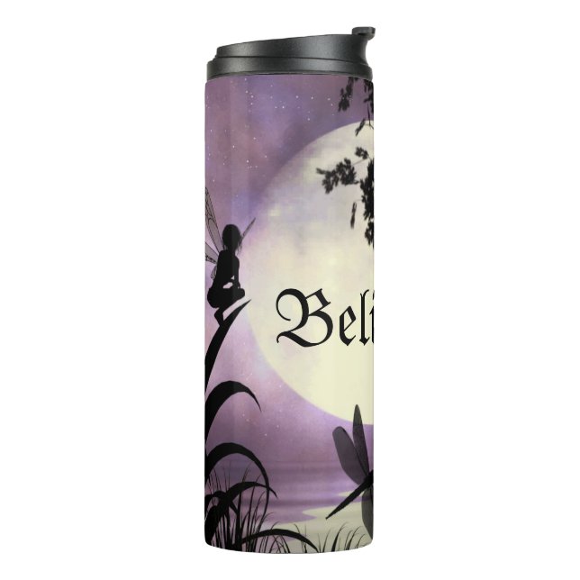 Fairy moon believe Thermal Tumbler (Rotated Left)