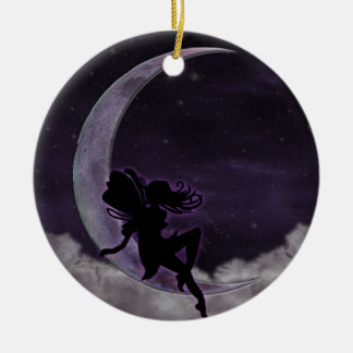 Fairy Moon Ceramic Tree Decoration