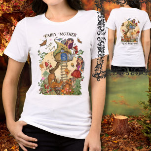 Fairy Mother Enchanted Autumn Baby Shower  Tri-Blend Shirt