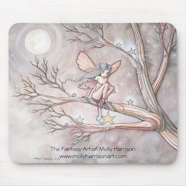 Fairy Mousepad 'Tree of Stars' by Molly Harrison (Front)