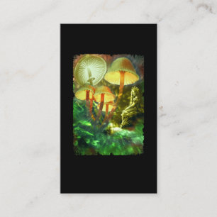 Fairy Mushroom Creative Imagination Business Card