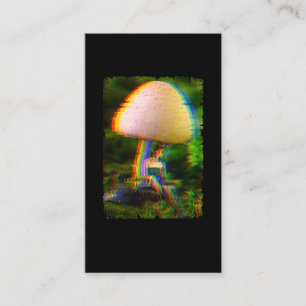 Fairy Mushroom Psychedelic Crazy Minds Business Card