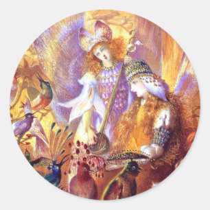 Fairy Music Classic Round Sticker