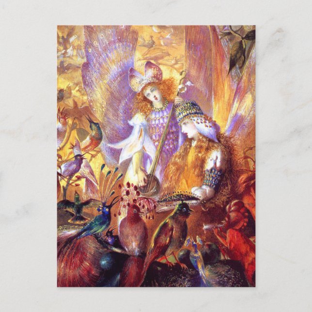 Fairy Music Holiday Postcard (Front)