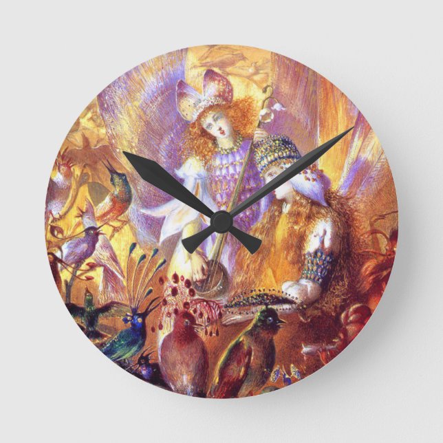 Fairy Music Round Clock (Front)