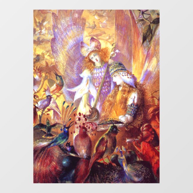 Fairy Music Window Cling (Sheet)
