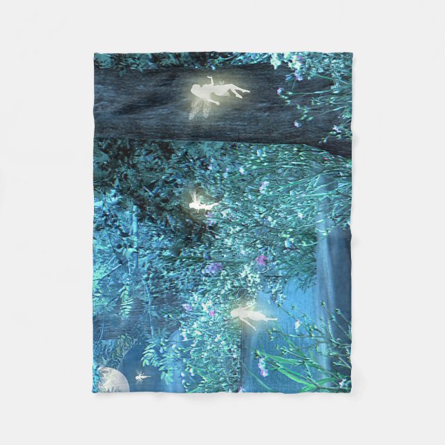 Fairy night  Fleece Blanket (Front)