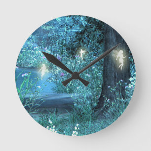 Fairy night magic clock
