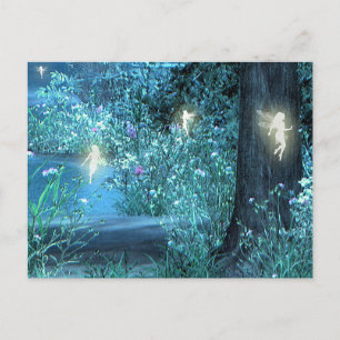 Fairy night postcard