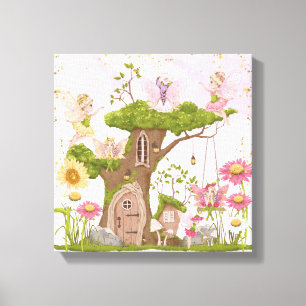 Fairy Nursery Décor Set of 3  Canvas Print