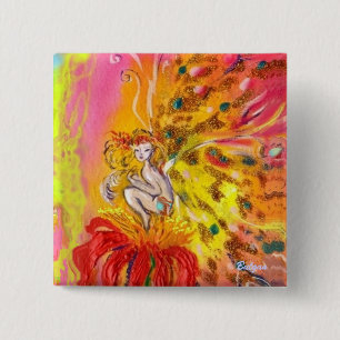 FAIRY OF DAWN 15 CM SQUARE BADGE