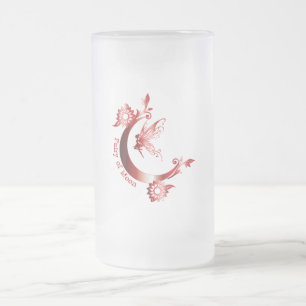 Fairy of moon Beer Glass Frosted Glass Beer Mug