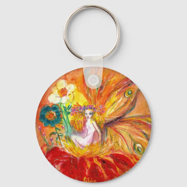 FAIRY OF THE FLOWERS KEY RING (Front)