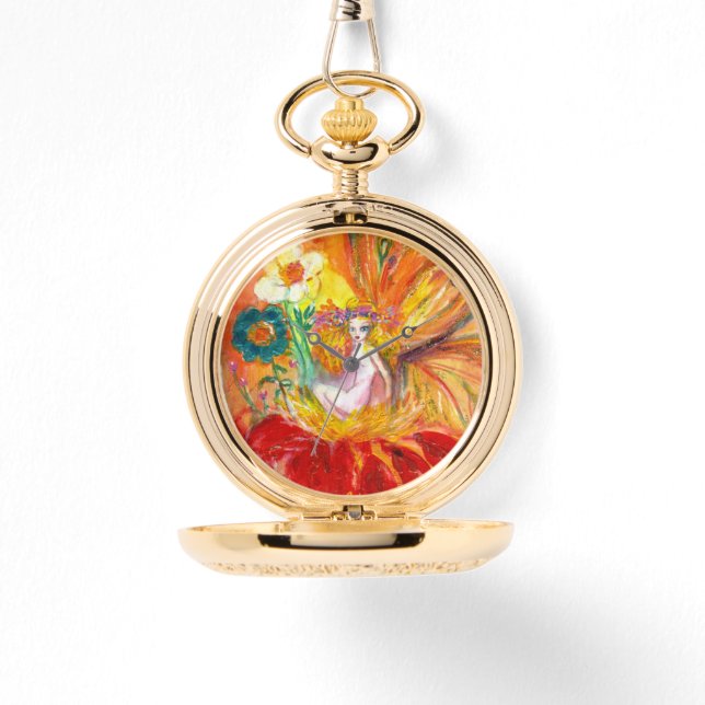 FAIRY OF THE FLOWERS, Red Yellow Watch (Front)