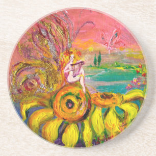 FAIRY OF THE SUNFLOWERS COASTER