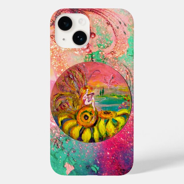 FAIRY OF THE SUNFLOWERS Fantasy Case-Mate iPhone Case (Back)