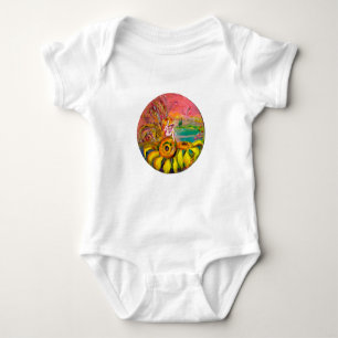 FAIRY OF THE SUNFLOWERS PLAYING LYRA BABY BODYSUIT
