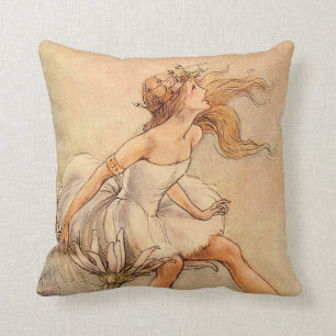 Fairy on a Daisy - Pillow