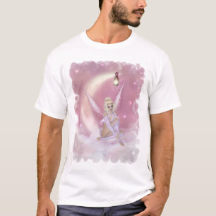 Fairy on the Moon - Fantasy T-Shirt