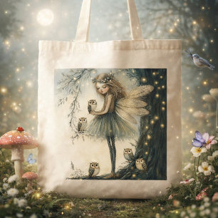 Fairy & Owl Tote Bag