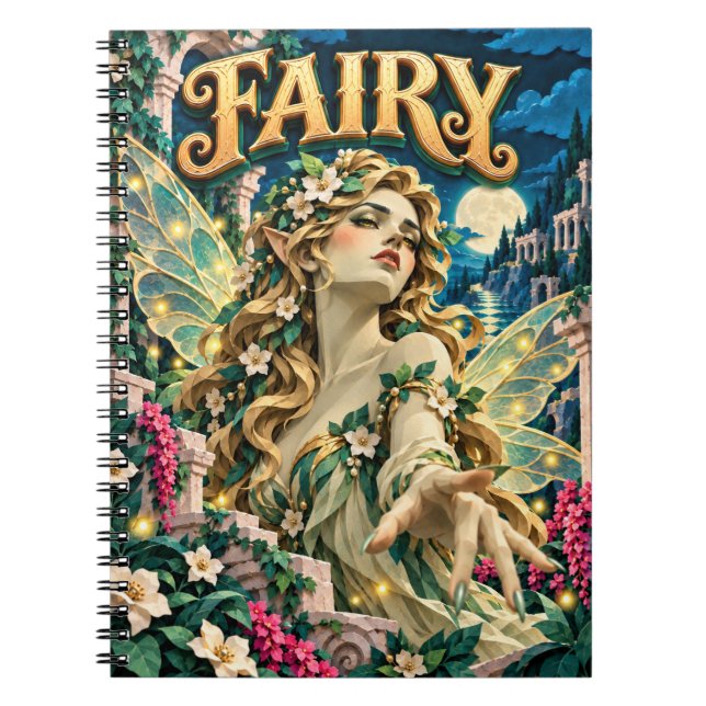 Fairy, Paper Cut Monster Notebook (Front)