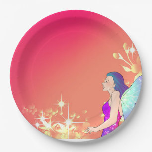 Fairy paper plate