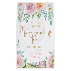 Fairy Party Favor Bags Birthday or Baby Shower