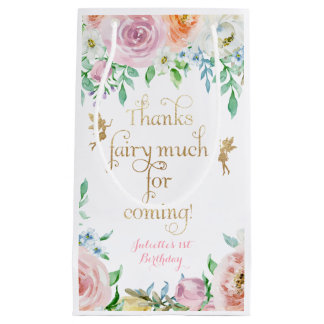 Fairy Party Favor Bags Birthday or Baby Shower