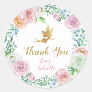 Fairy Party Stickers, Favour Thank You Stickers