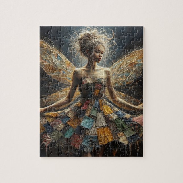 Fairy Patchwork Dress Jigsaw Puzzle (Vertical)