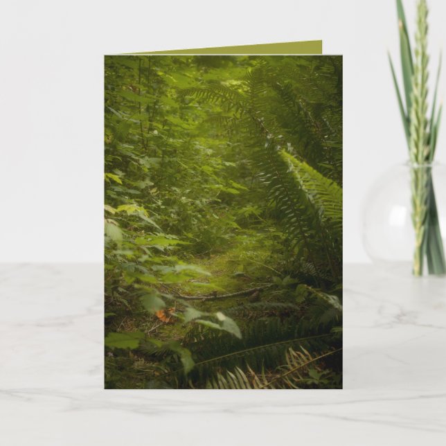 Fairy Pathways Fantasy Photograph Greeting Card (Front)