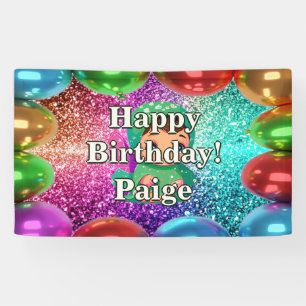 Fairy Personalised character birthday banner