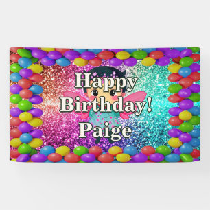 Fairy Personalised character birthday banner